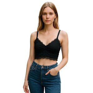 Soma Lace Bralette Black Size L